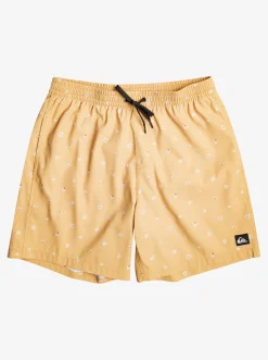 Quiksilver Re-Mix 17" Volleys Mustard Outlet