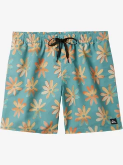 Quiksilver Re-Mix 17" Volleys Cameo Blue Flash Sale