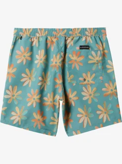 Quiksilver Re-Mix 17" Volleys Cameo Blue Flash Sale