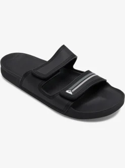 Quiksilver Rivi Double Adjust Sandals Black/Grey/Black Hot