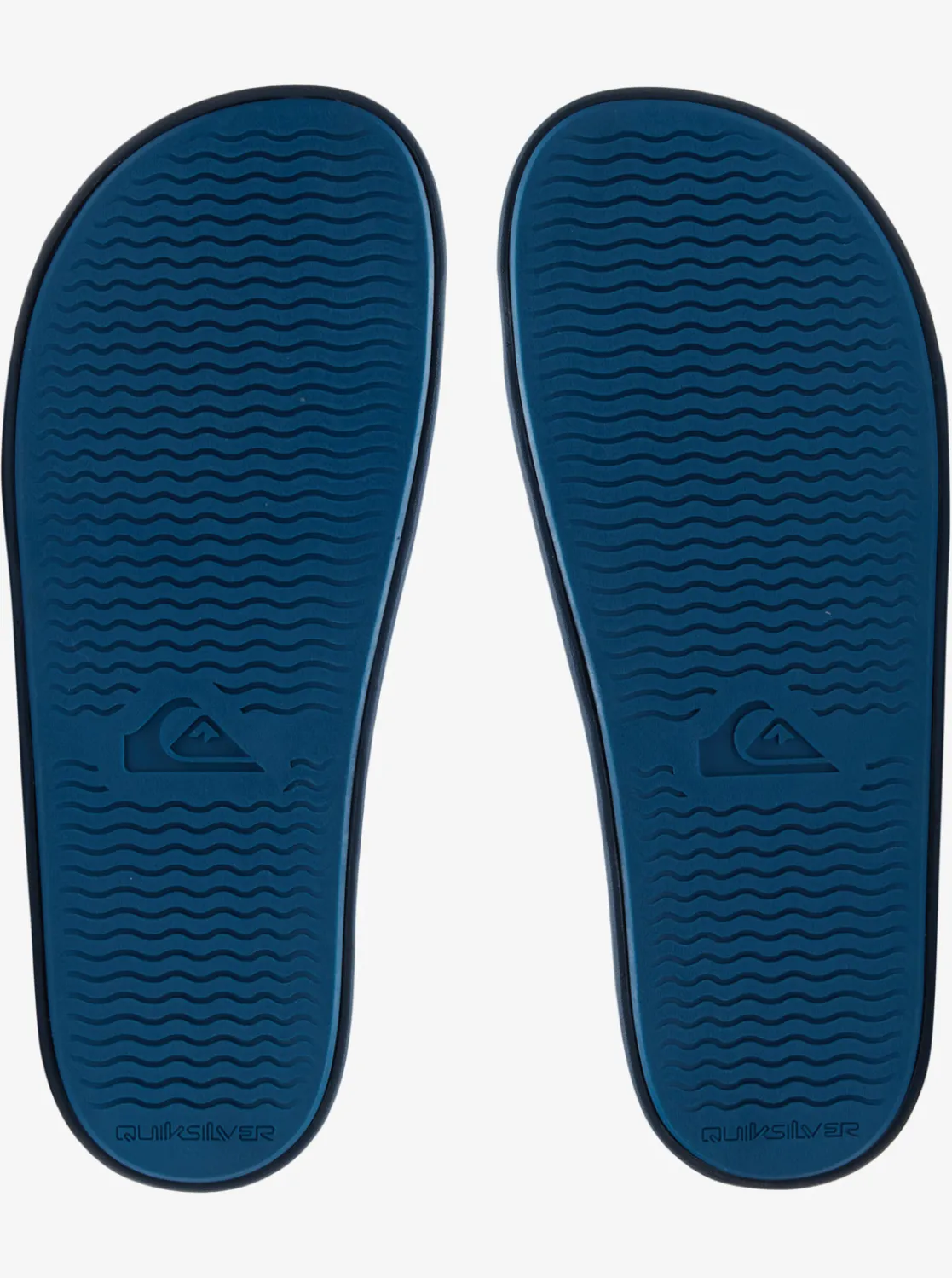 Quiksilver Rivi Wordmark Slides Blue 6 Shop