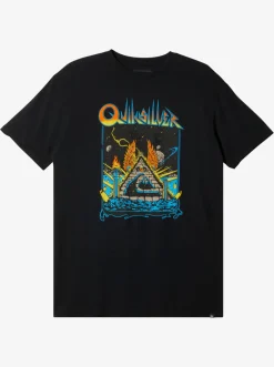 Quiksilver Rockin T-Shirt Black Flash Sale