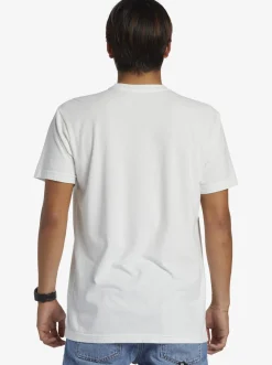 Quiksilver Rockin T-Shirt Antique White Flash Sale