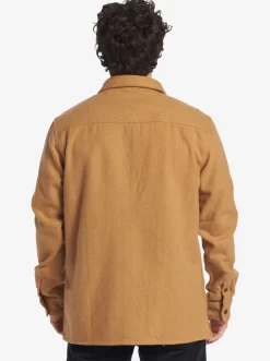 Quiksilver Salterhill Long Sleeve Shirt Bone Brown Best