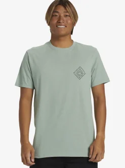 Quiksilver Scenic View T-Shirt Iceberg Green Flash Sale