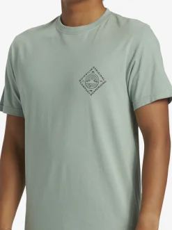 Quiksilver Scenic View T-Shirt Iceberg Green Flash Sale