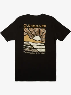 Quiksilver Sea Brigade T-Shirt Black Hot