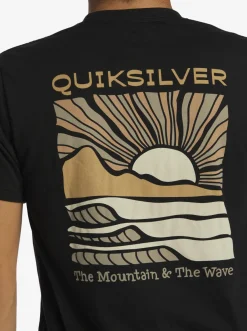 Quiksilver Sea Brigade T-Shirt Black Hot