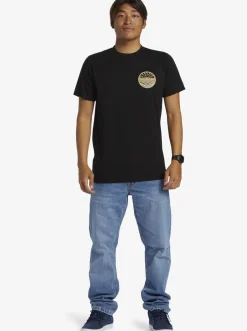 Quiksilver Sea Brigade T-Shirt Black Hot