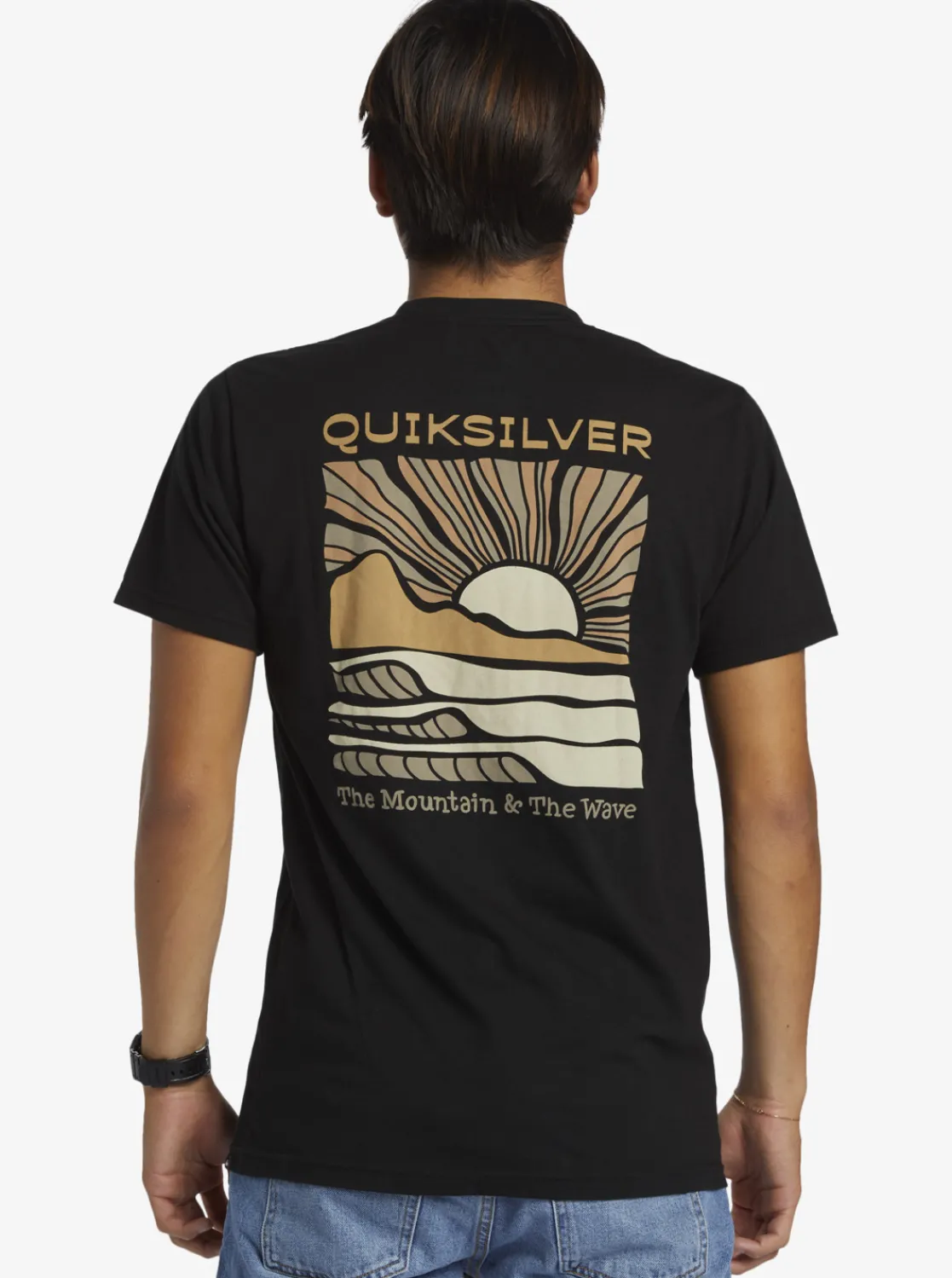 Quiksilver Sea Brigade T-Shirt Black Hot