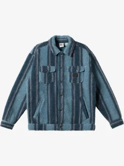 Quiksilver Sherpa Fleece Overshirt Aegean Blue Sherpa Shirt Sale