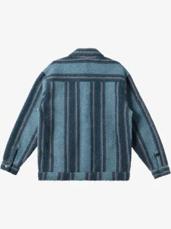 Quiksilver Sherpa Fleece Overshirt Aegean Blue Sherpa Shirt Sale