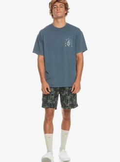 Quiksilver Silver Lining T-Shirt Dark Slate Best