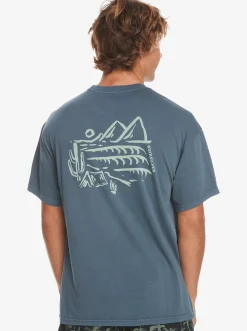 Quiksilver Silver Lining T-Shirt Dark Slate Best