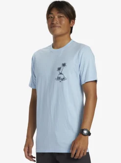Quiksilver Skull Island T-Shirt Clear Sky Best Sale