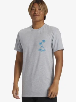 Quiksilver Skull Island T-Shirt Athletic Heather Discount