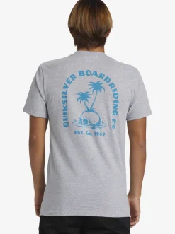 Quiksilver Skull Island T-Shirt Athletic Heather Discount