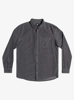 Quiksilver Smoke Trail Long Sleeve Shirt Iron Gate Cheap