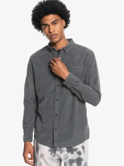 Quiksilver Smoke Trail Long Sleeve Shirt Iron Gate Cheap
