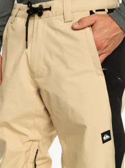 Quiksilver Snow Down Technical Snow Pants Pale Khaki Best Sale