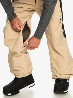 Quiksilver Snow Down Technical Snow Pants Pale Khaki Best Sale