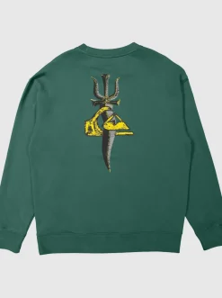 Quiksilver Sof Sweatshirt Smoke Pine New