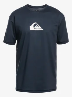 Quiksilver Solid Streak Short Sleeve Upf 50 Surf Tee Navy Blazer Cheap