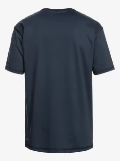 Quiksilver Solid Streak Short Sleeve Upf 50 Surf Tee Navy Blazer Cheap