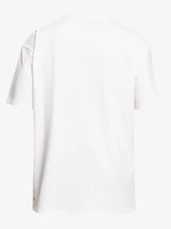 Quiksilver Solid Streak Short Sleeve Upf 50 Surf Tee White Cheap