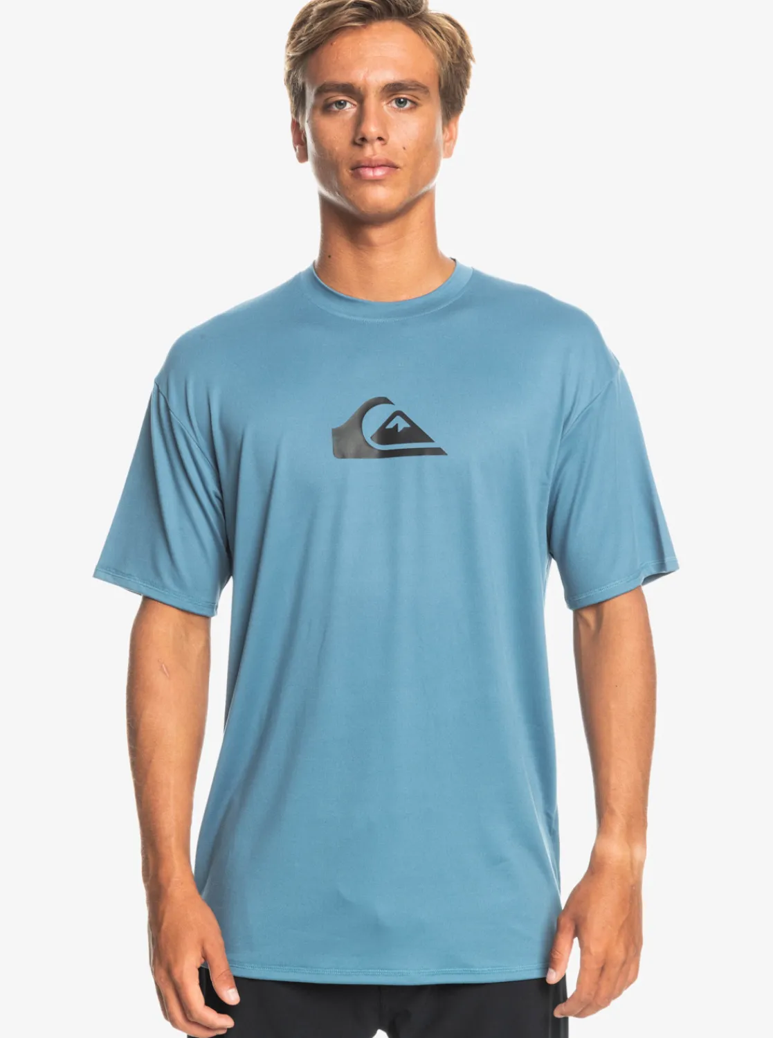 Quiksilver Solid Streak Short Sleeve Upf 50 Surf Tee Provencial Fashion