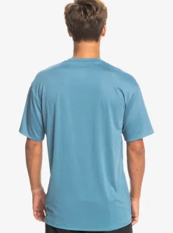 Quiksilver Solid Streak Short Sleeve Upf 50 Surf Tee Provencial Fashion