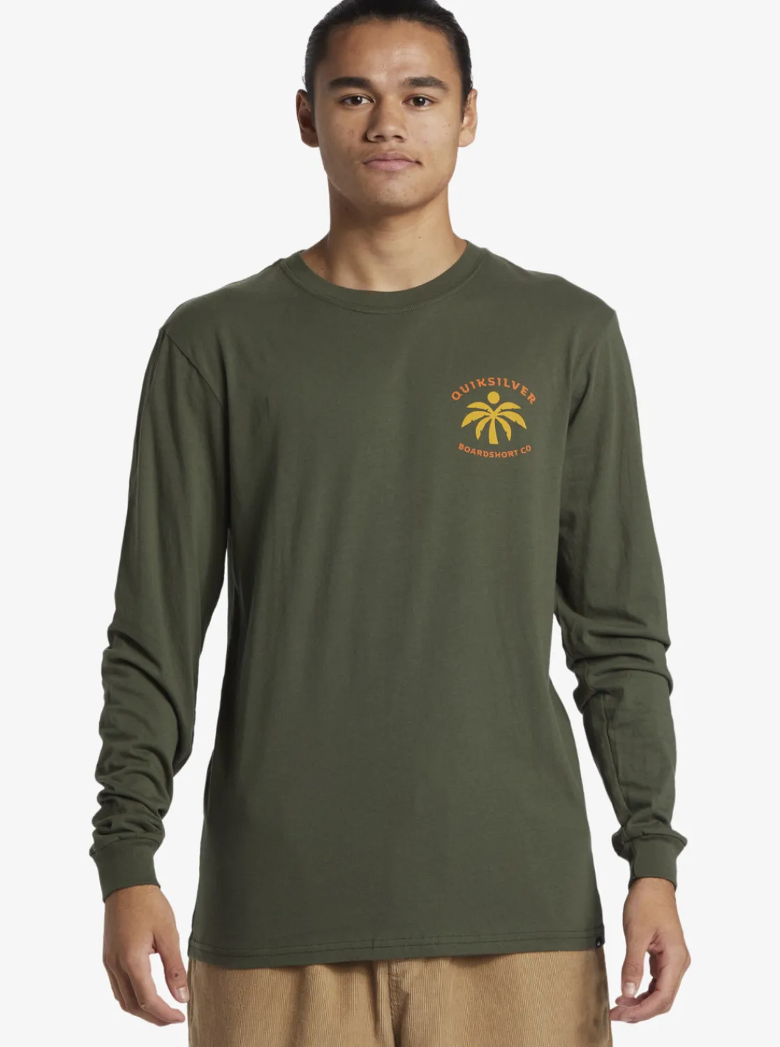 Quiksilver Solo Arbol Long Sleeve T-Shirt Climbing Ivy Outlet