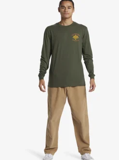 Quiksilver Solo Arbol Long Sleeve T-Shirt Climbing Ivy Outlet