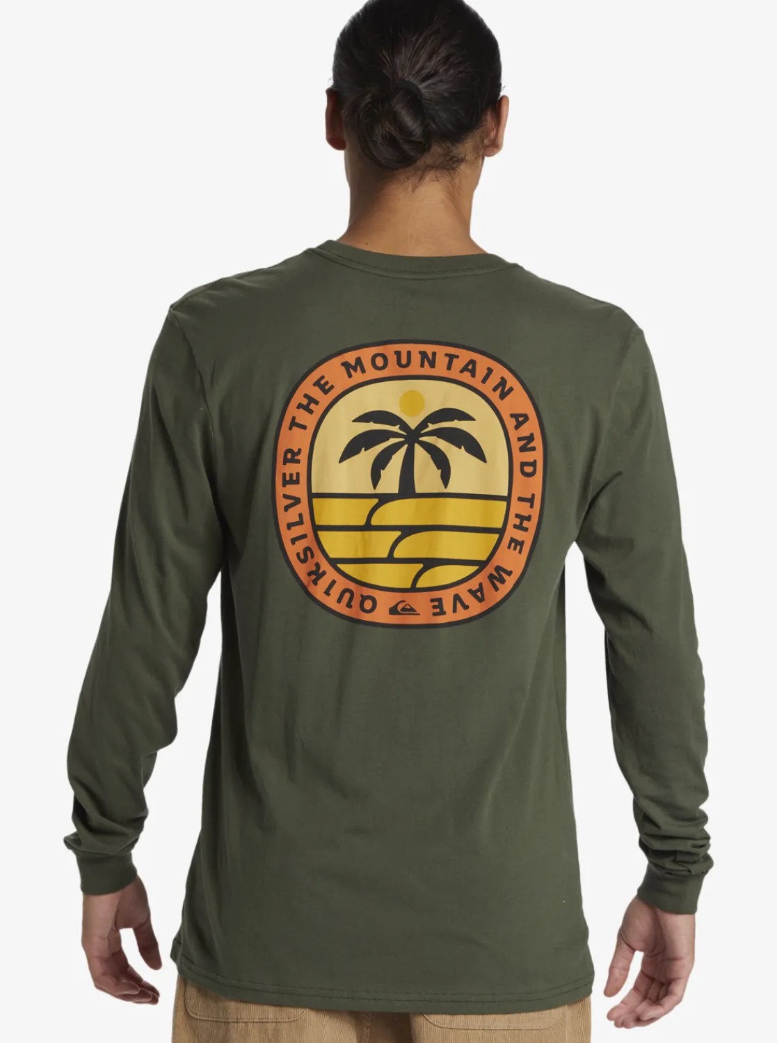 Quiksilver Solo Arbol Long Sleeve T-Shirt Climbing Ivy Outlet