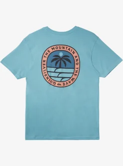 Quiksilver Solo Arbol T-Shirt Reef Waters Best Sale