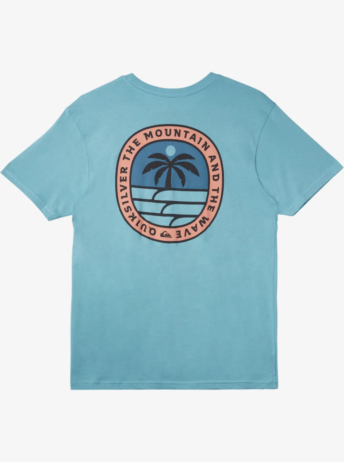 Quiksilver Solo Arbol T-Shirt Reef Waters Best Sale