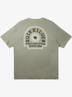 Quiksilver State Of Mind T-Shirt Iceberg Green Online