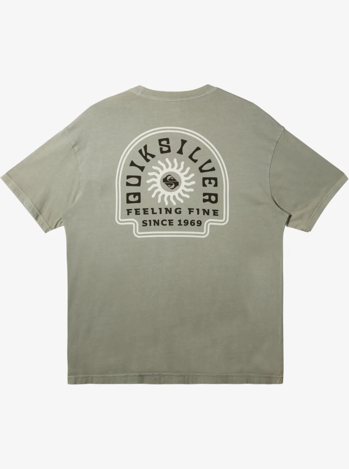 Quiksilver State Of Mind T-Shirt Iceberg Green Online