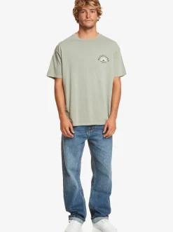 Quiksilver State Of Mind T-Shirt Iceberg Green Online