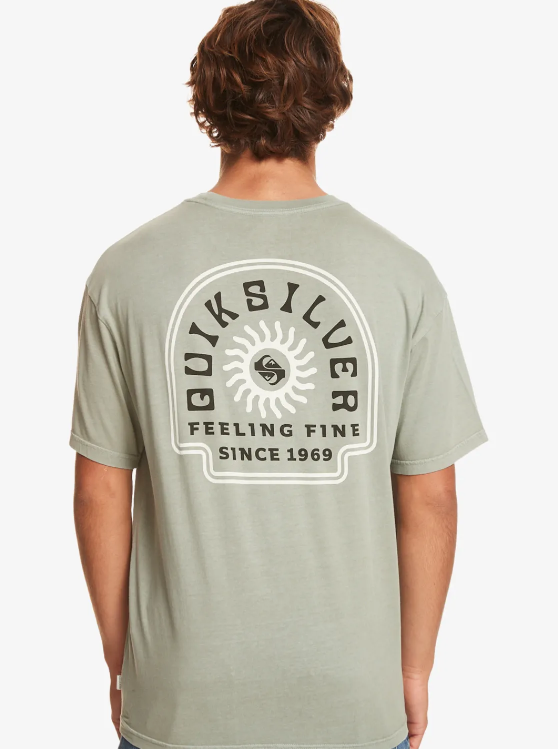 Quiksilver State Of Mind T-Shirt Iceberg Green Online