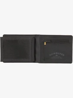 Quiksilver Stitchy Tri-Fold Wallet Chocolate Brown Store