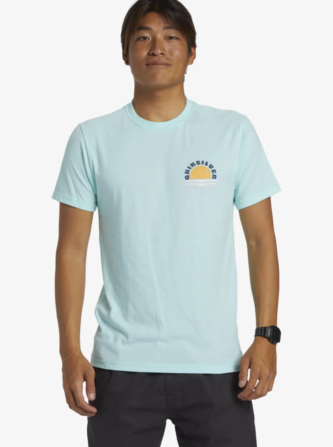 Quiksilver Sunset Dreams T-Shirt Beach Glass Heather Sale