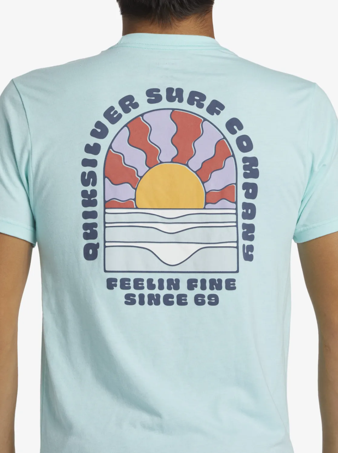 Quiksilver Sunset Dreams T-Shirt Beach Glass Heather Sale