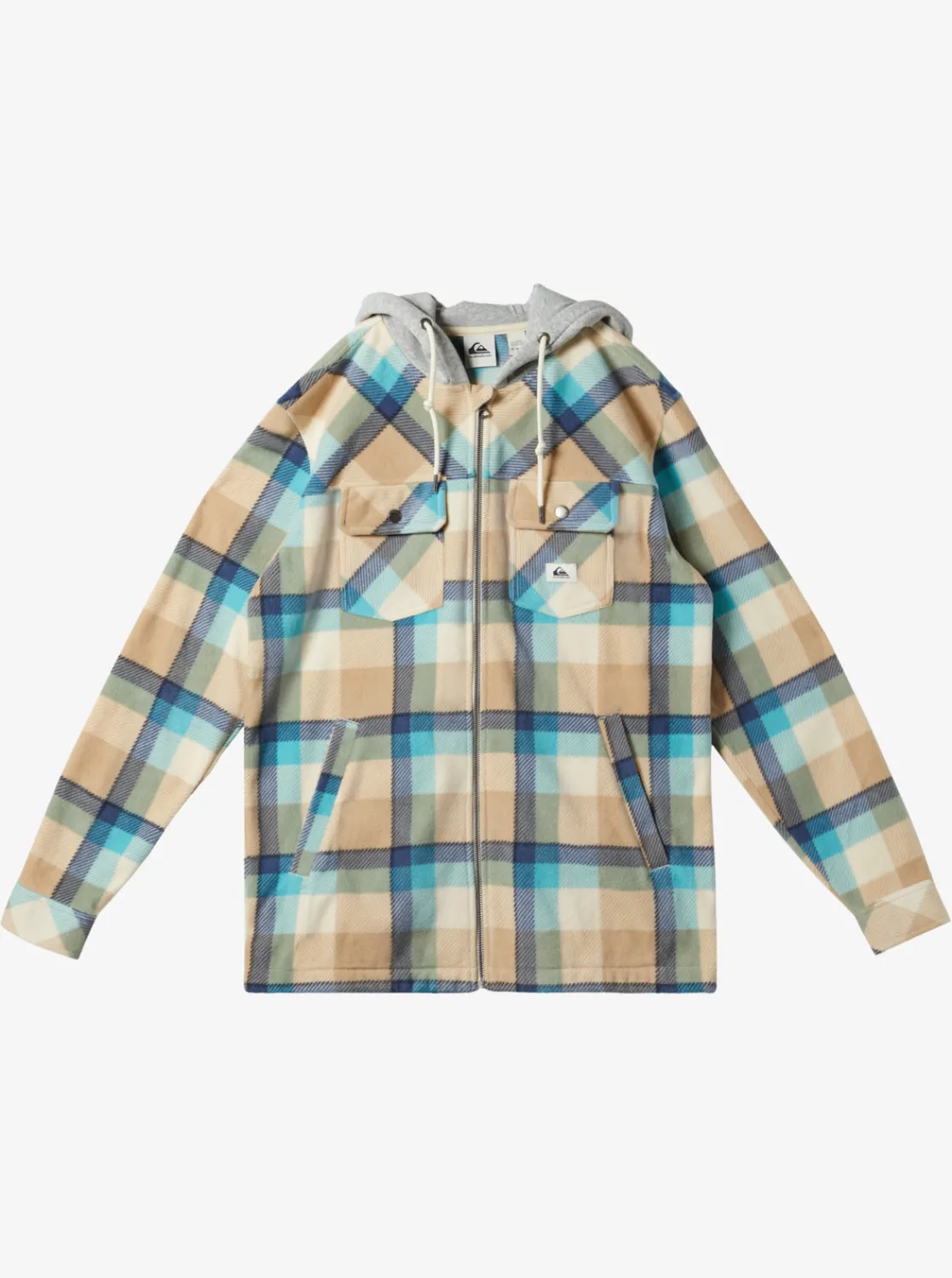 Quiksilver Super Swell Zip-Up Hoodie Birch Super Swell Best Sale