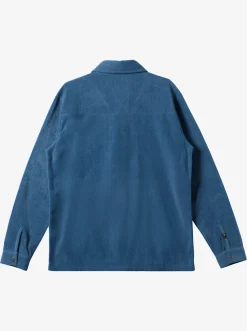 Quiksilver Surf Days Long Sleeve Fleece Shirt Midnight Navy Surf Days Cheap