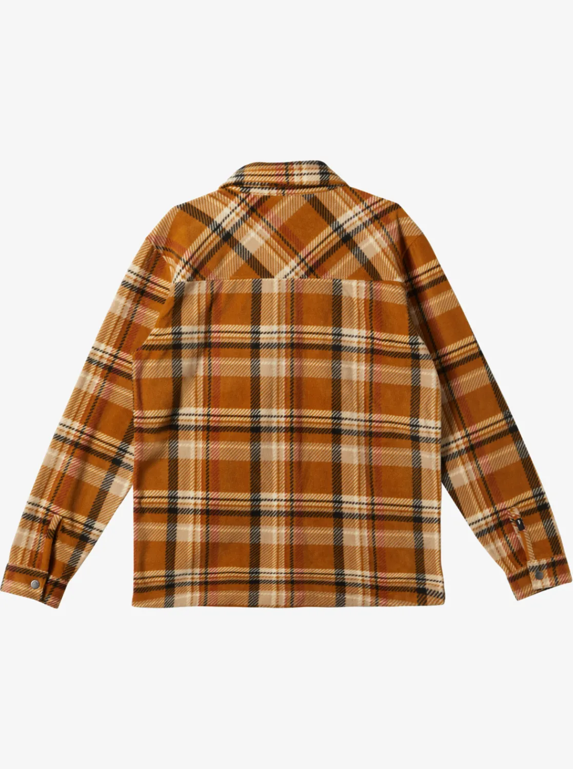 Quiksilver Surf Days Long Sleeve Fleece Shirt Bone Brown Surf Days New