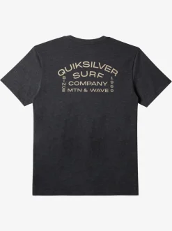 Quiksilver Surf Lockup T-Shirt Charcoal Heather Best Sale