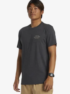 Quiksilver Surf Lockup T-Shirt Charcoal Heather Best Sale
