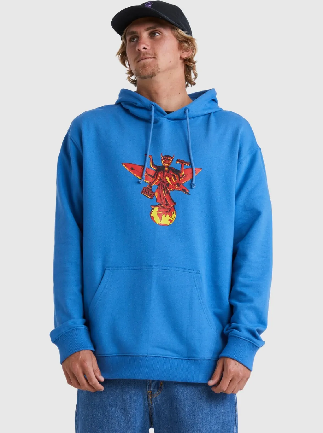 Quiksilver Surfer'S Of Fortune Hoodie Star Sapphire Clearance