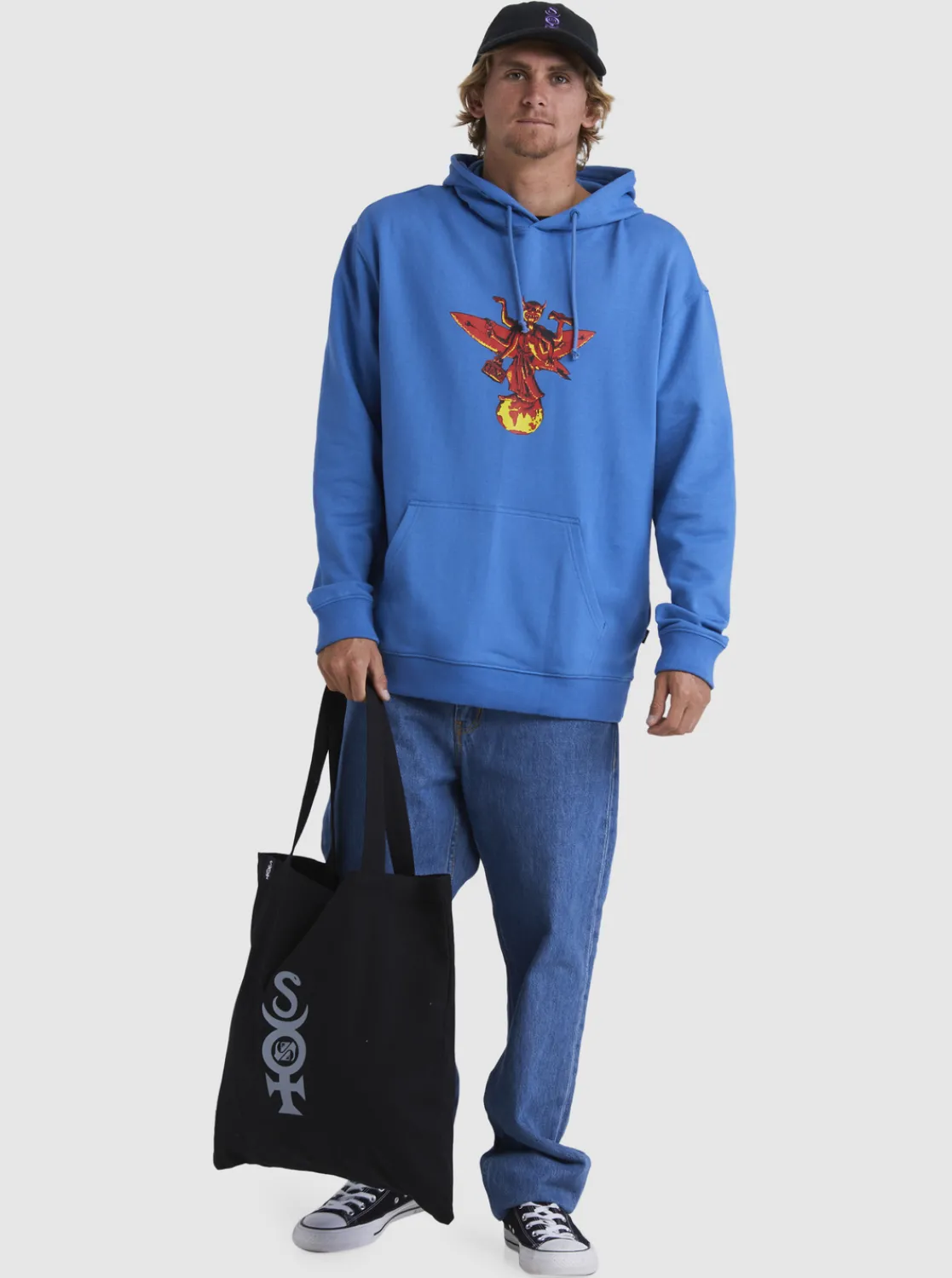 Quiksilver Surfer'S Of Fortune Hoodie Star Sapphire Clearance